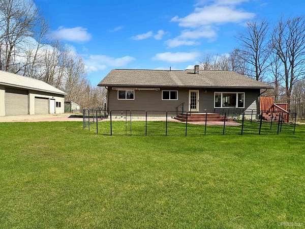 40 Acres of Land with Home for Sale in Chatham, Michigan