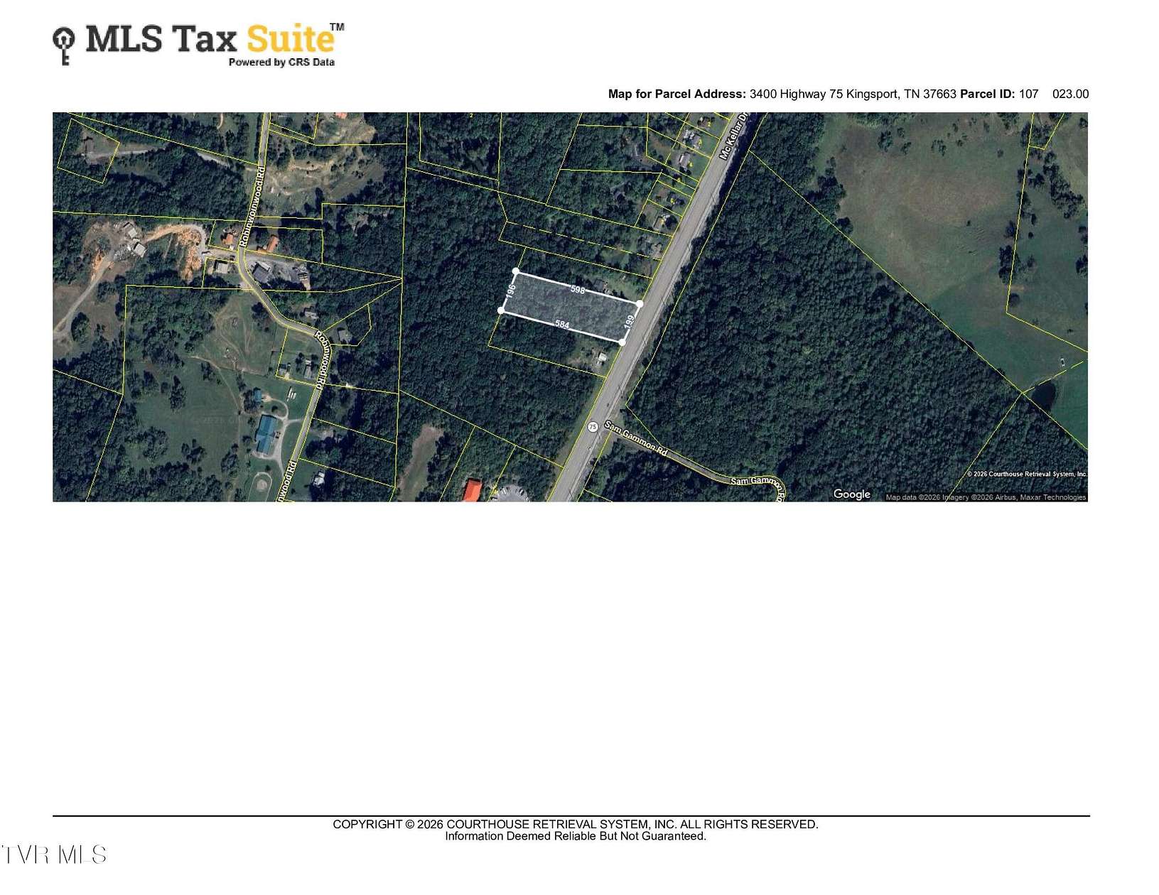 2.86 Acres of Commercial Land for Sale in Kingsport, Tennessee