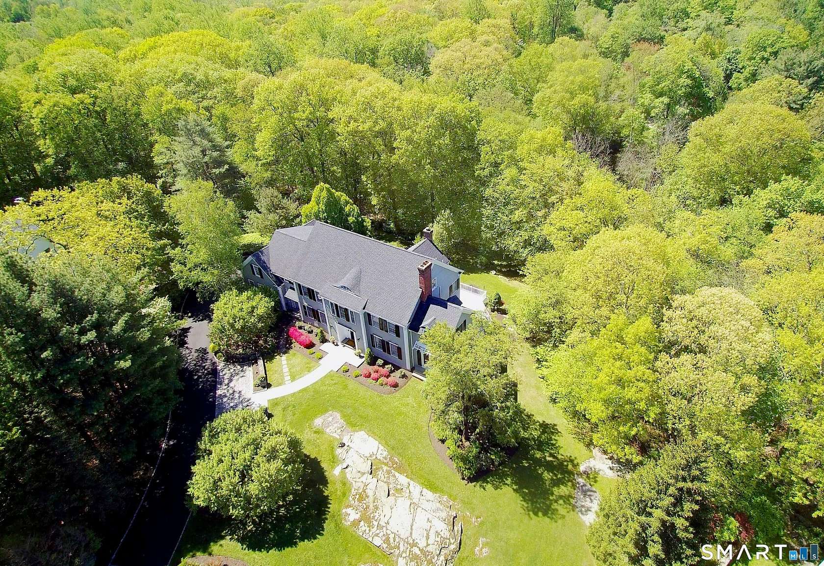 2.88 Acres of Land with Home for Sale in Ridgefield, Connecticut