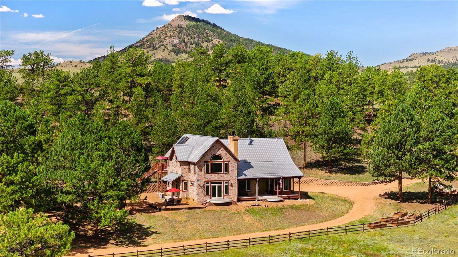 80 Acres of Land with Home for Sale in Guffey, Colorado