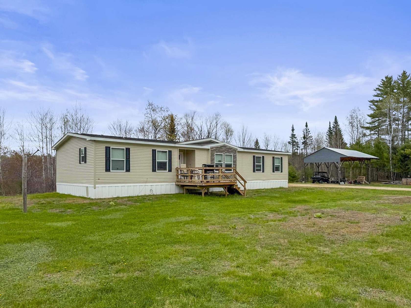 8 Acres of Land with Home for Sale in Carthage, Maine