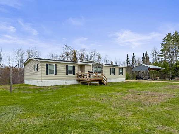 8 Acres of Land with Home for Sale in Carthage, Maine