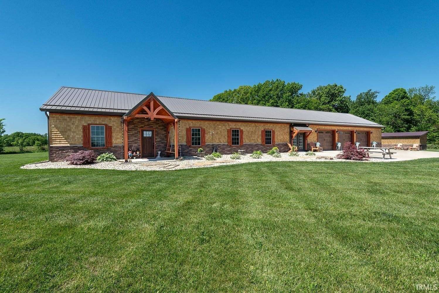 4.56 Acres of Land with Home for Sale in Springville, Indiana