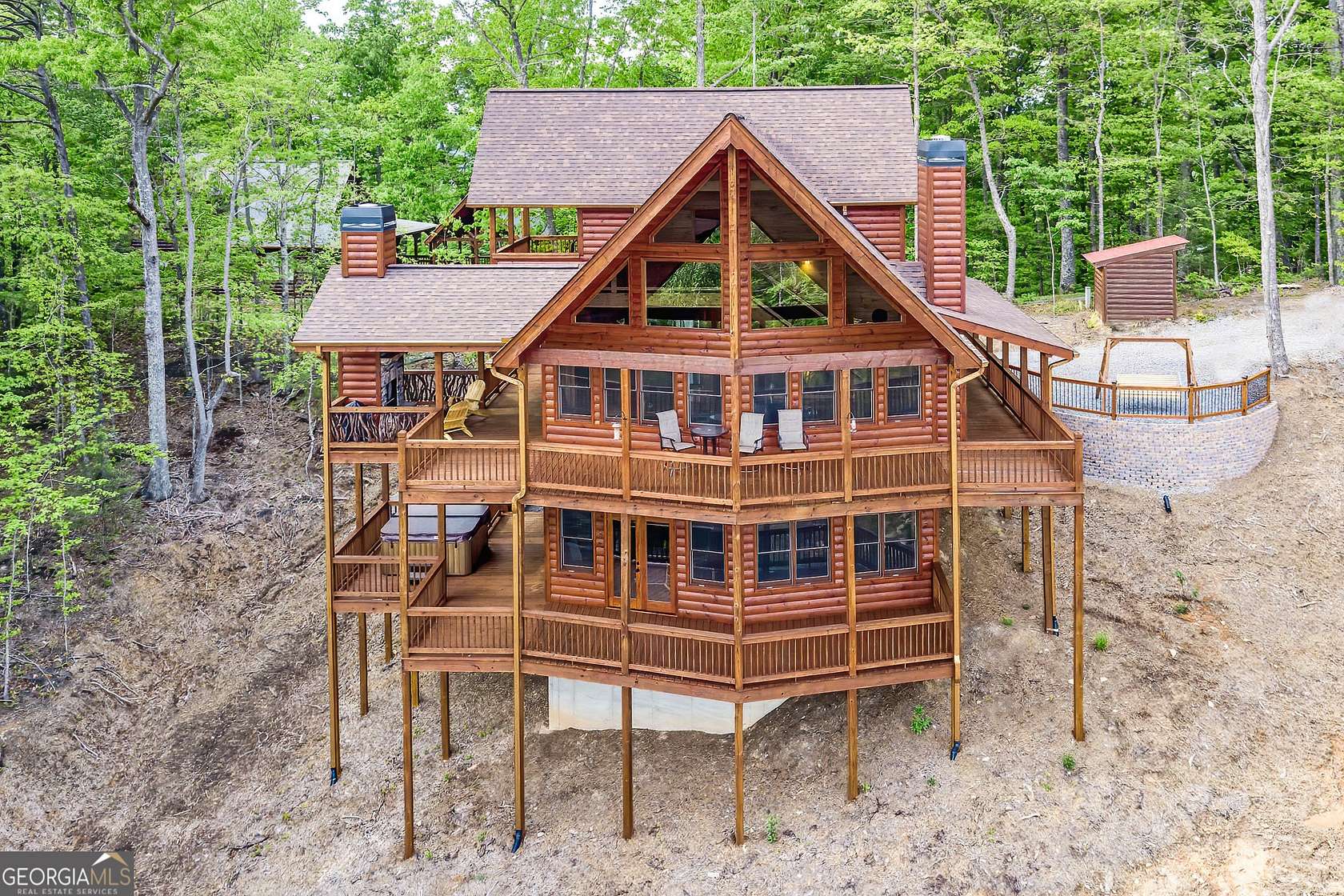 3 Acres of Land with Home for Sale in Morganton, Georgia