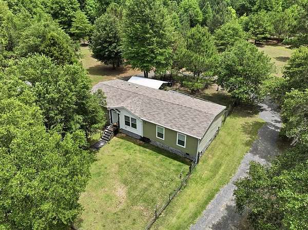 21.6 Acres of Recreational Land with Home for Sale in Oakfield, Georgia