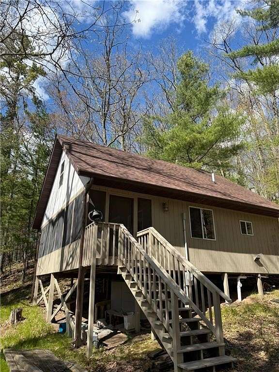 9.33 Acres of Land with Home for Sale in Barronett Town, Wisconsin