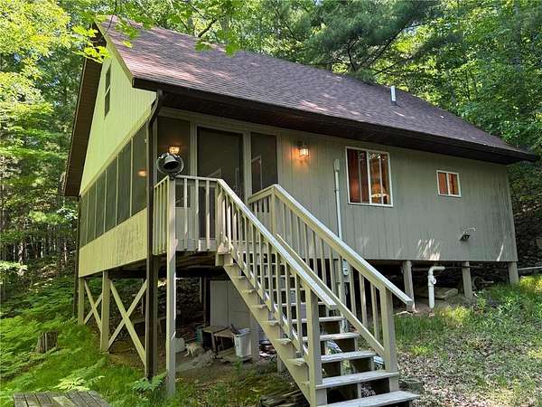 9.33 Acres of Land with Home for Sale in Barronett Town, Wisconsin
