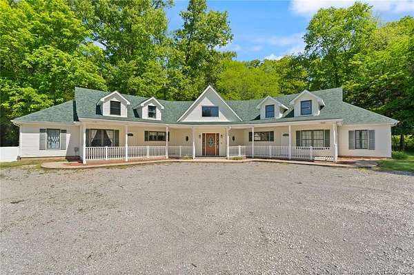 3.5 Acres of Land with Home for Sale in Palmyra, Indiana