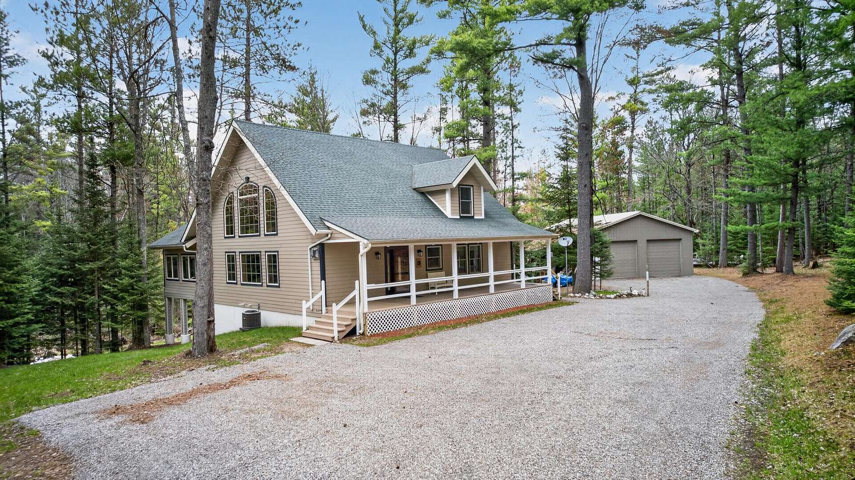 3.75 Acres of Land with Home for Sale in Grayling, Michigan