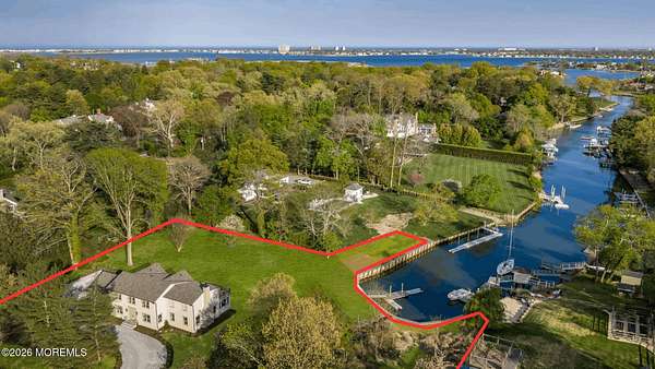 1.5 Acres of Land with Home for Sale in Rumson, New Jersey