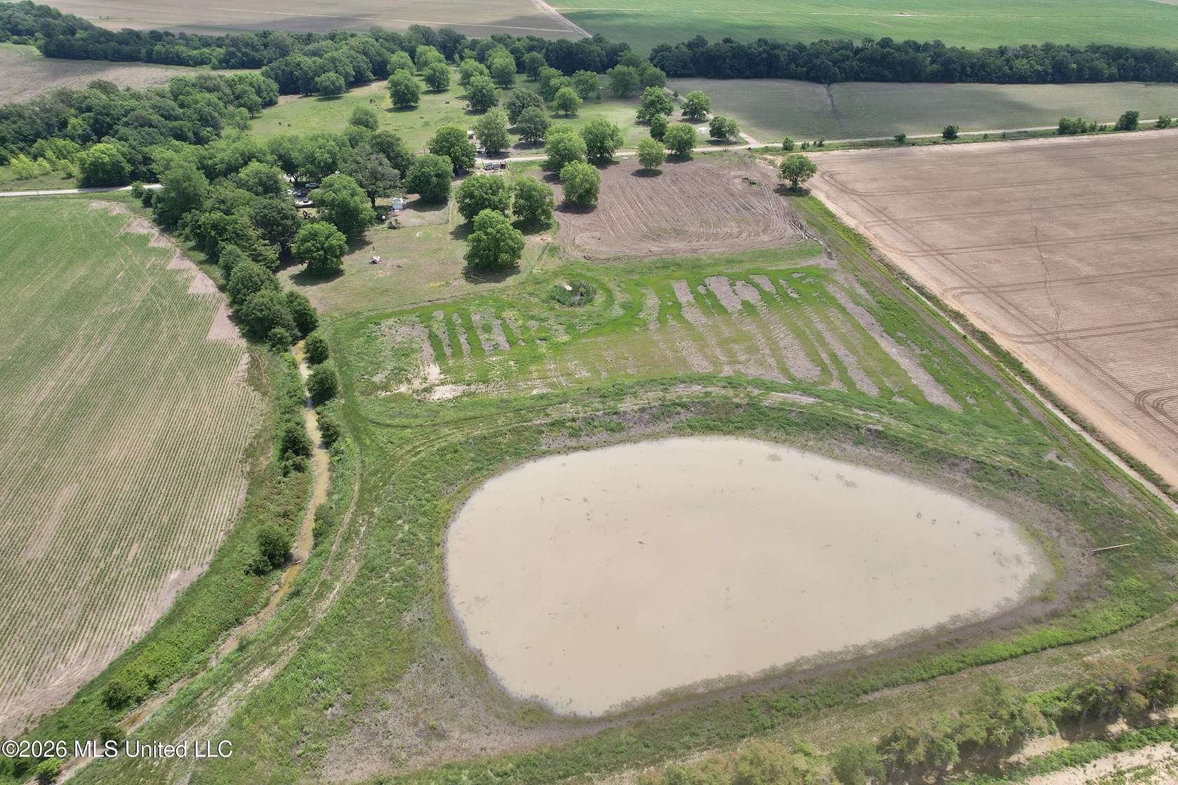 30 Acres of Land with Home for Sale in Tutwiler, Mississippi
