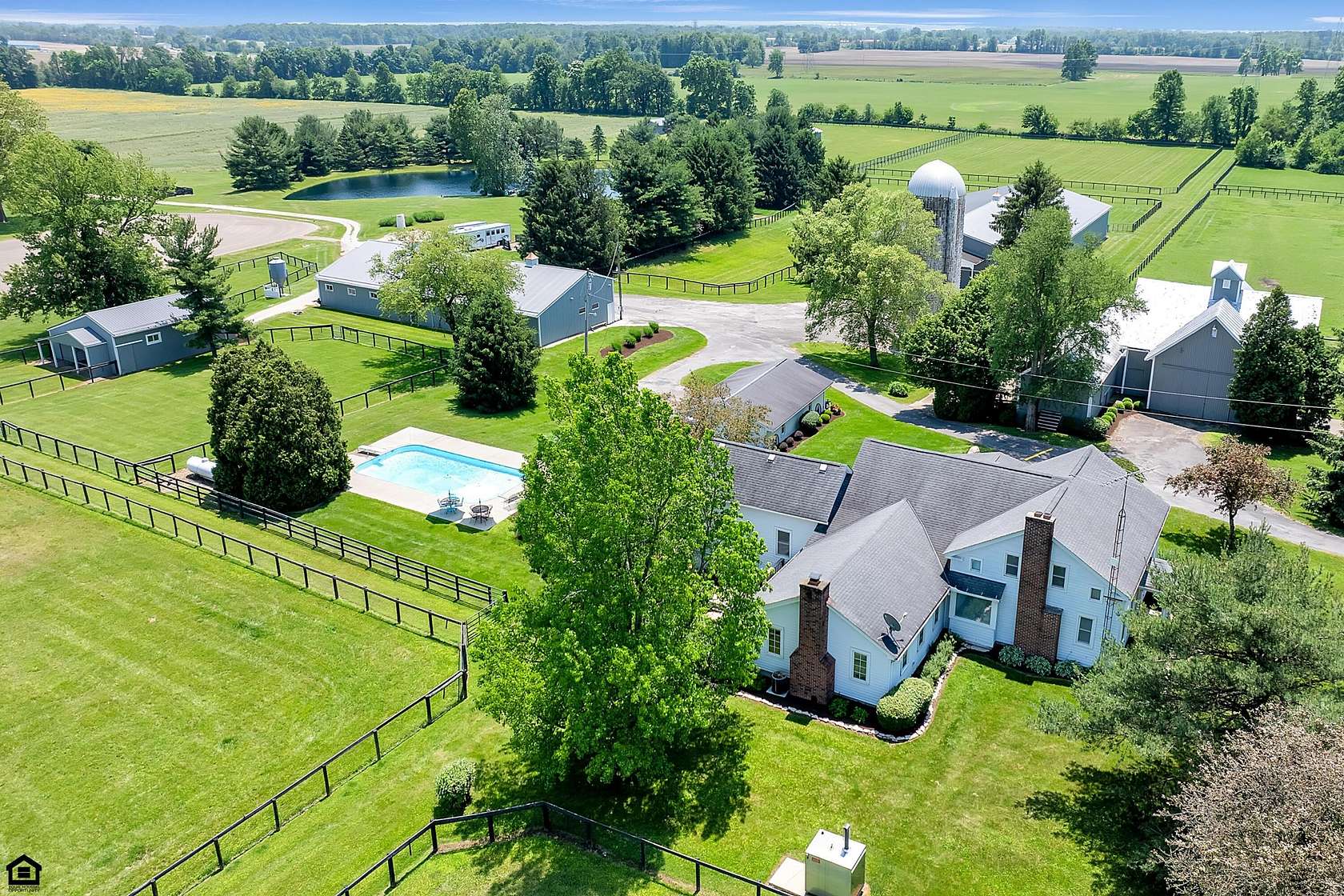 73 Acres of Land with Home for Sale in Centerburg, Ohio