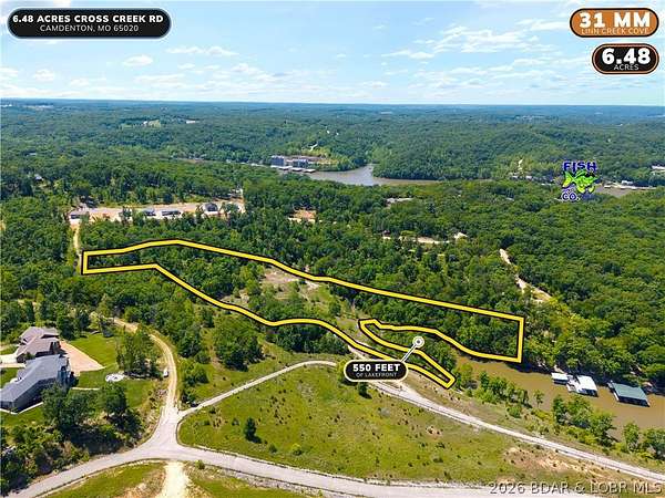 6.48 Acres of Residential Land for Sale in Linn Creek, Missouri