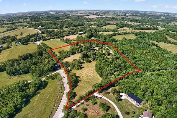 8.69 Acres of Land with Home for Sale in Harrodsburg, Kentucky