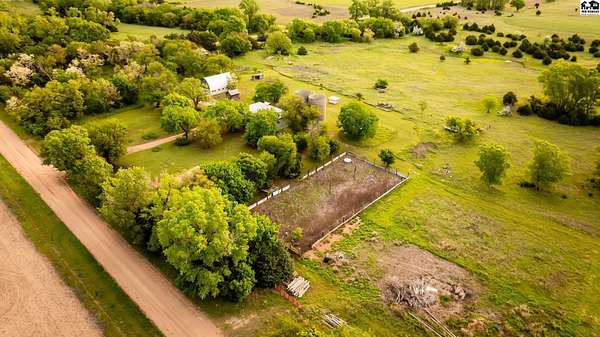 16.2 Acres of Land with Home for Sale in Rago, Kansas