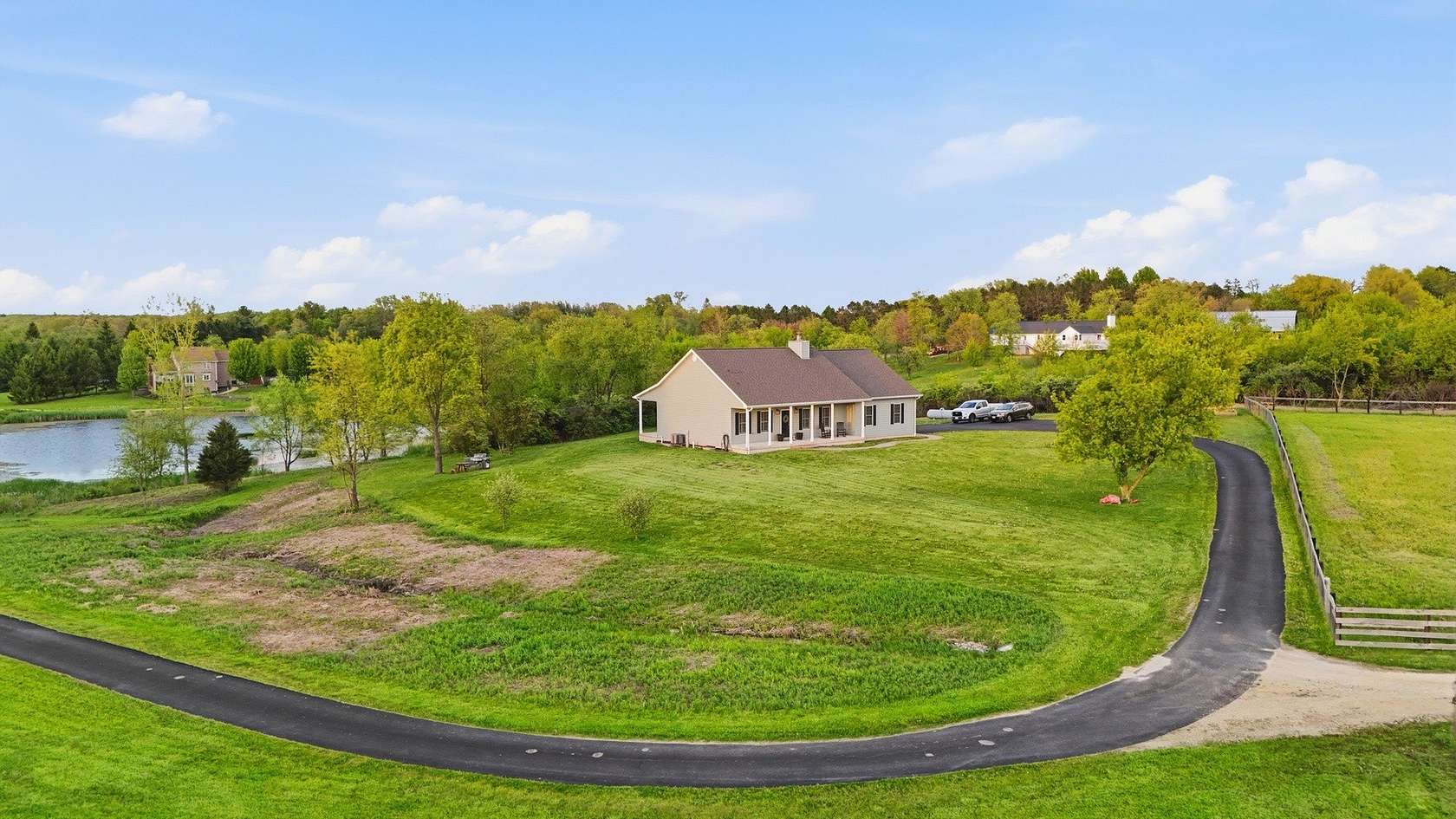 8.8 Acres of Land with Home for Sale in Marengo, Illinois