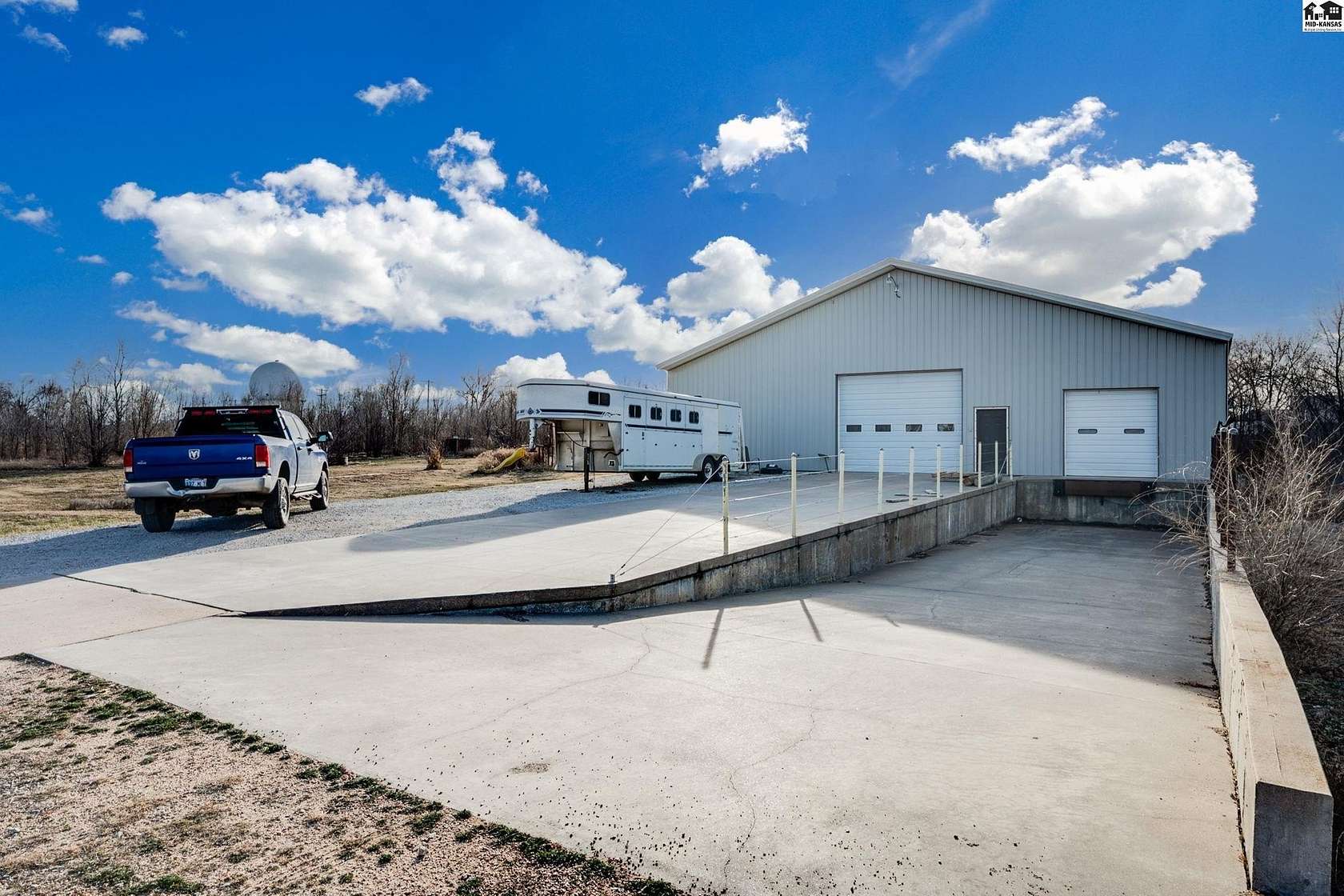 10 Acres of Land with Home for Sale in Hutchinson, Kansas
