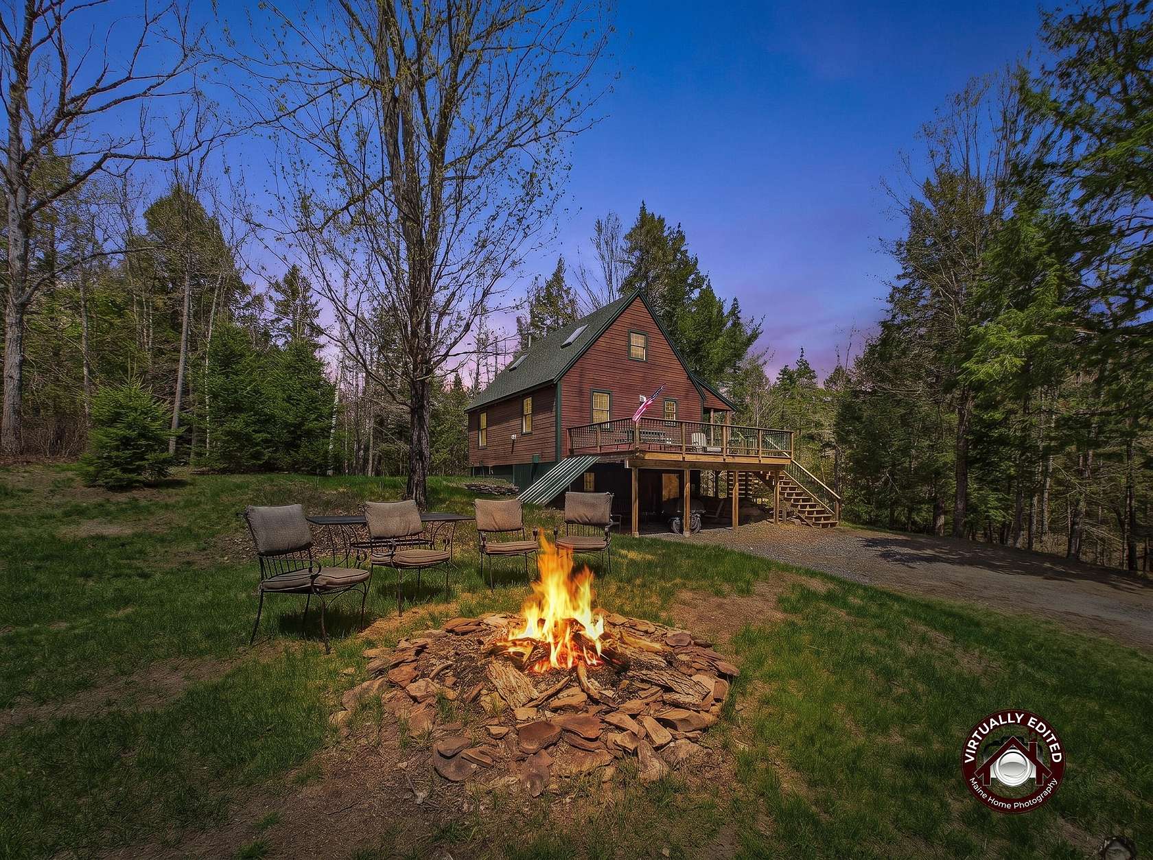 40 Acres of Recreational Land with Home for Sale in Kingfield, Maine