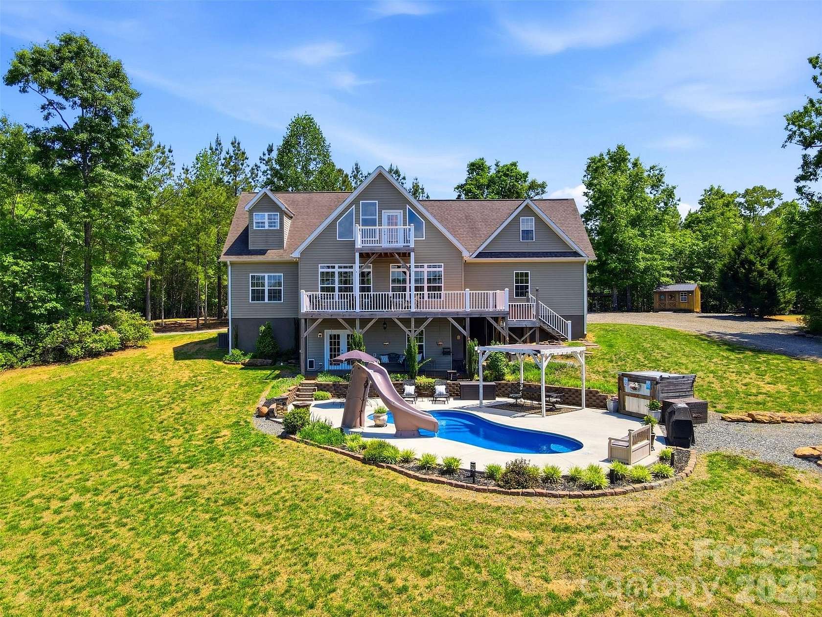 10.3 Acres of Land with Home for Sale in Nebo, North Carolina
