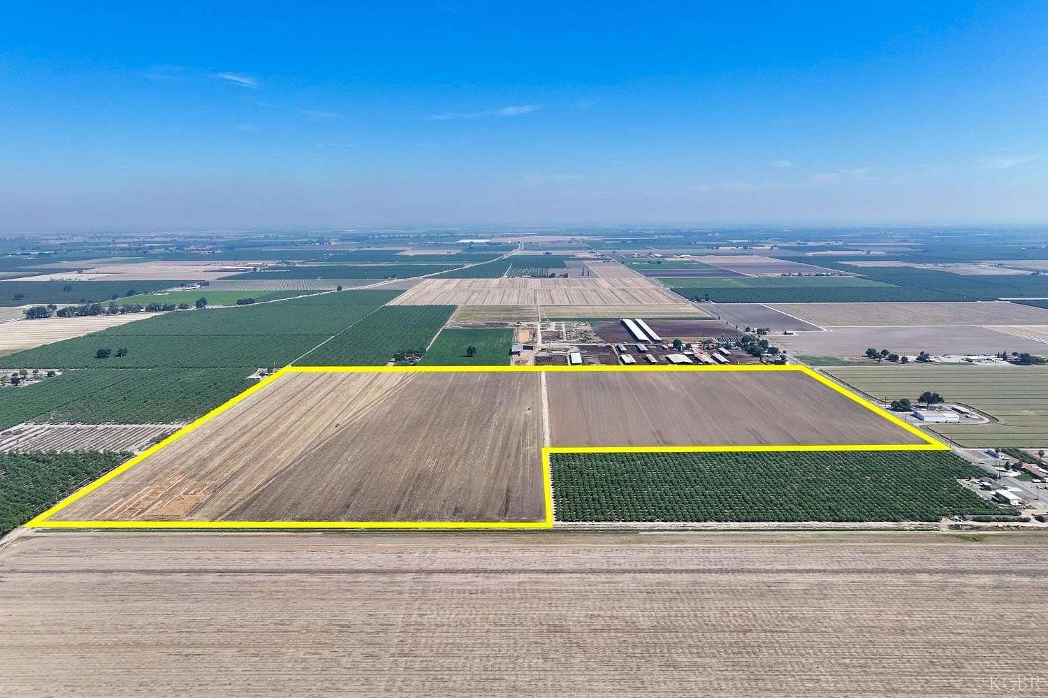 97.5 Acres of Agricultural Land for Sale in Hanford, California