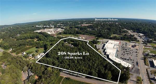 11 Acres of Land for Sale in Pickens, South Carolina