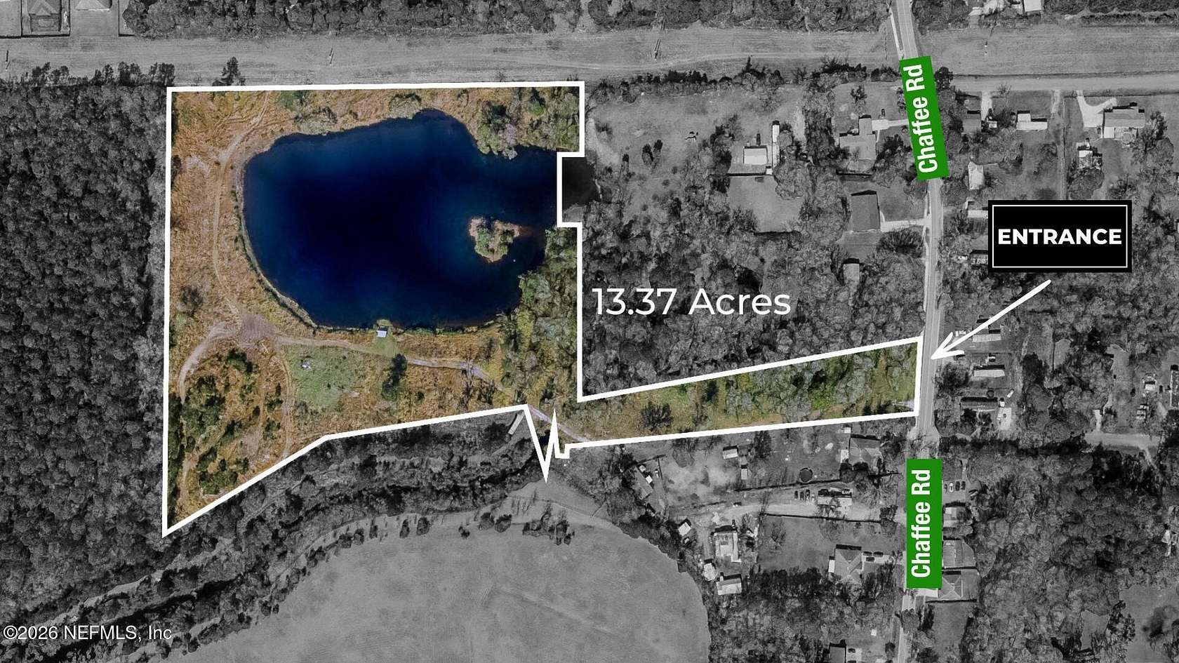 13.4 Acres of Land for Sale in Jacksonville, Florida