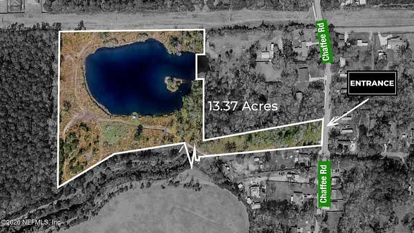13.4 Acres of Land for Sale in Jacksonville, Florida