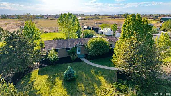 6.88 Acres of Land with Home for Sale in Longmont, Colorado