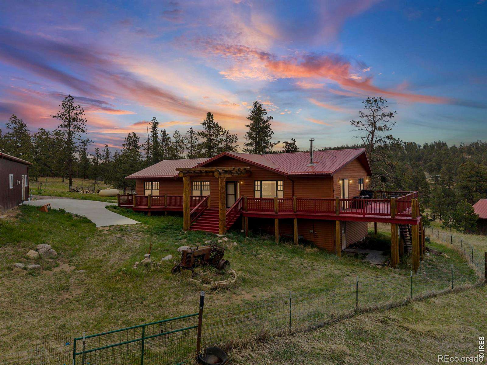 13.3 Acres of Land with Home for Sale in Bellvue, Colorado