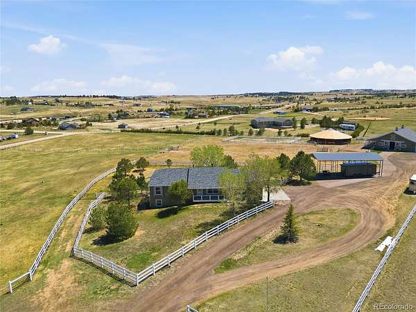 8.19 Acres of Land with Home for Sale in Kiowa, Colorado