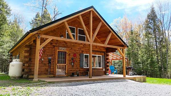 6.3 Acres of Land with Home for Sale in Starks, Maine