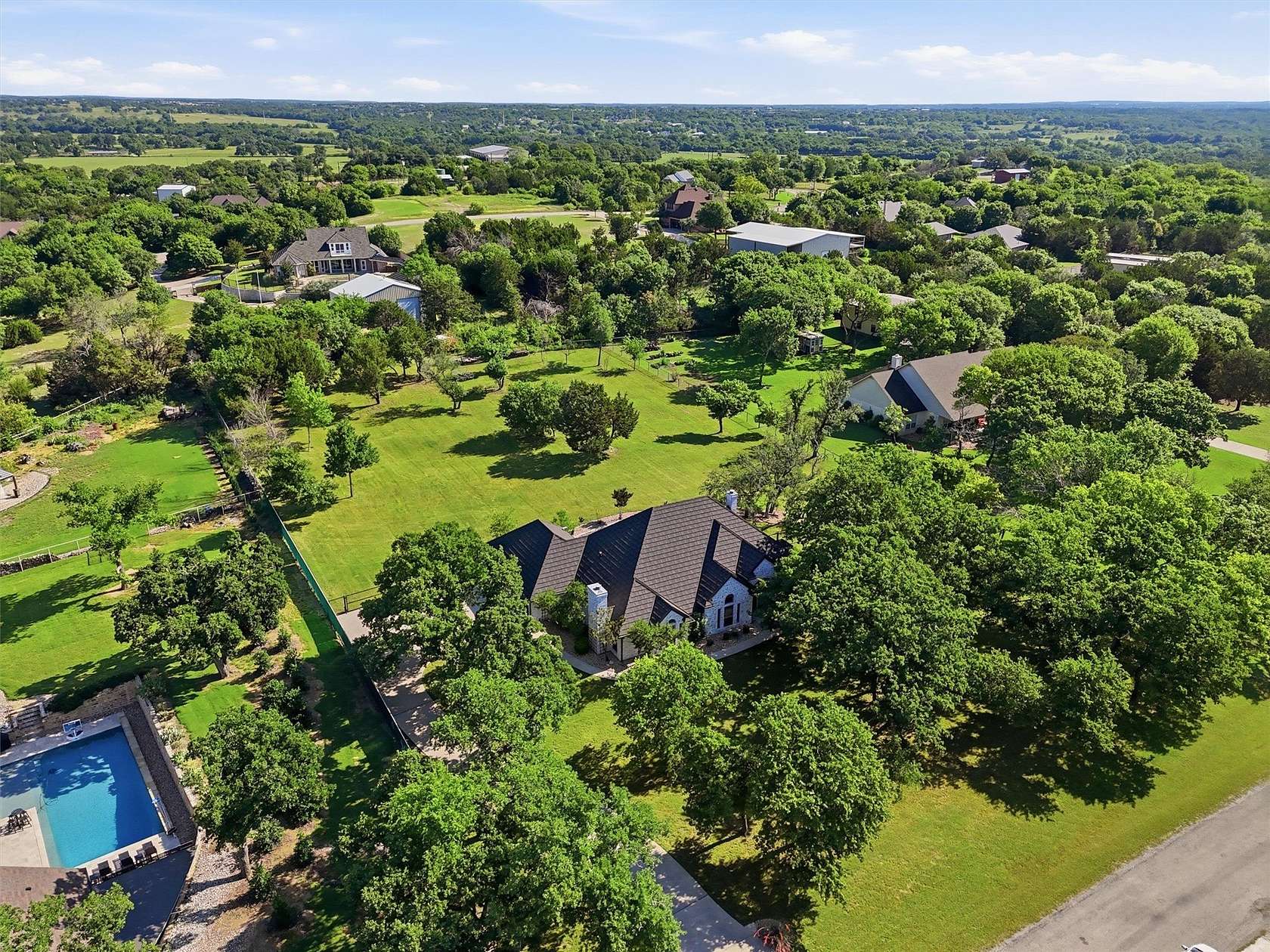 1.57 Acres of Land with Home for Sale in Weatherford, Texas