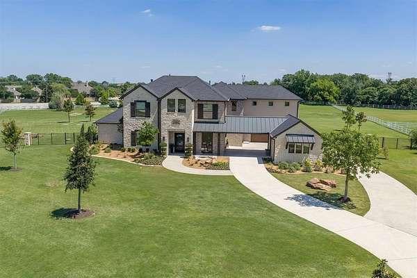 4 Acres of Land with Home for Sale in Bartonville, Texas