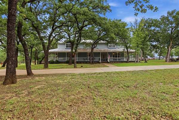 6.44 Acres of Land with Home for Sale in Weatherford, Texas