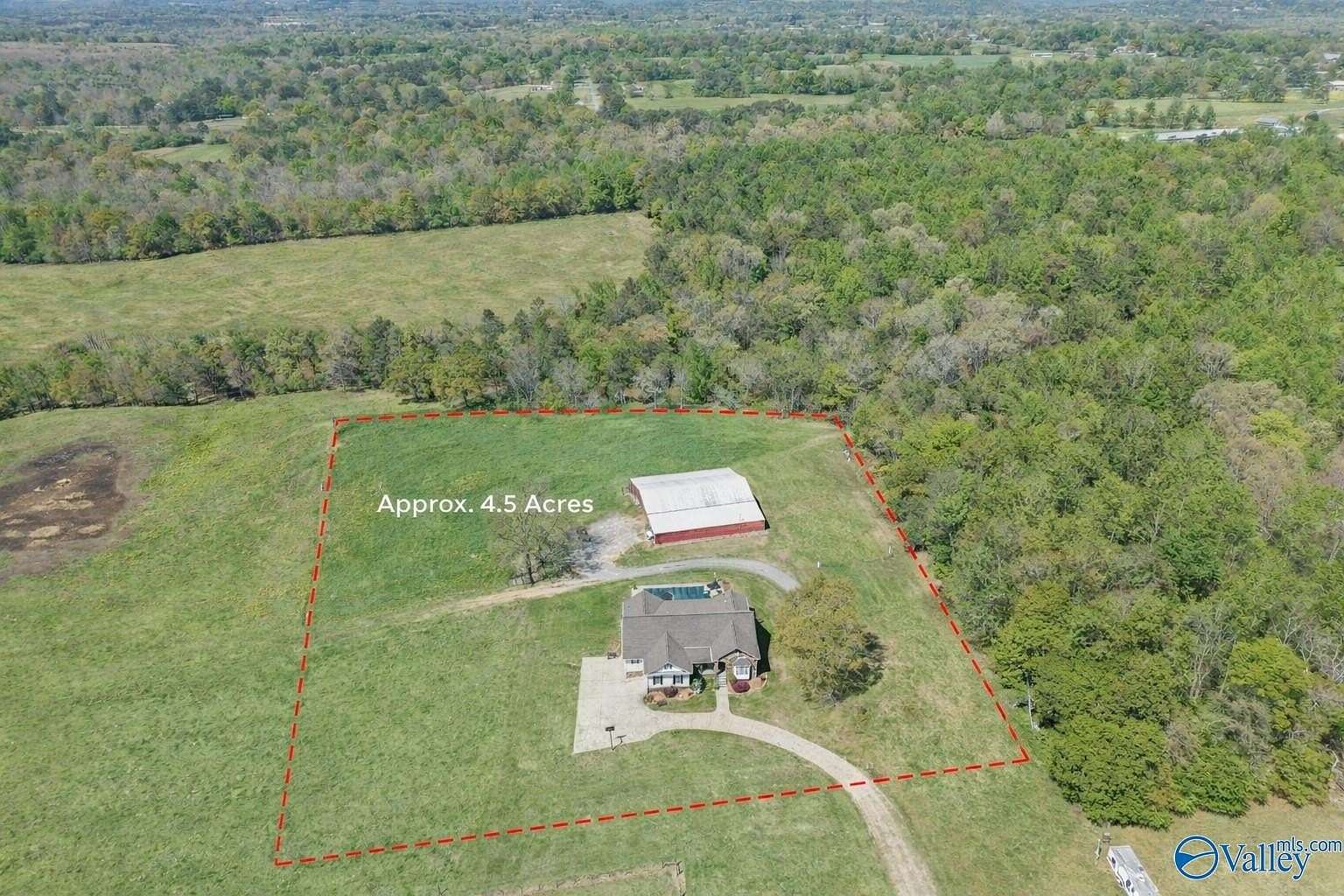 4.5 Acres of Land with Home for Sale in Horton, Alabama