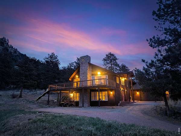 6.86 Acres of Land with Home for Sale in Lyons, Colorado