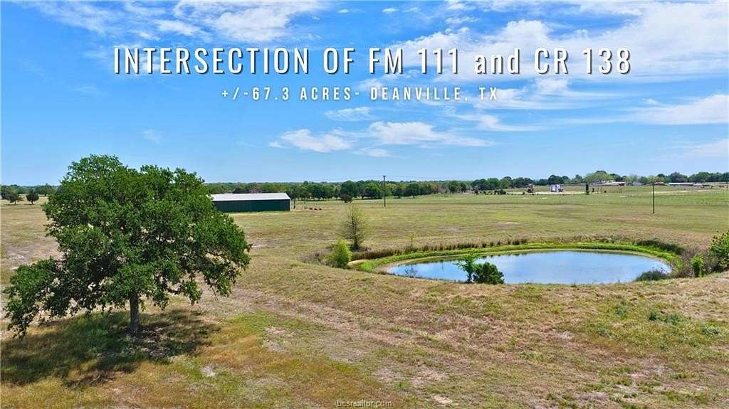 67.4 Acres of Agricultural Land for Sale in Caldwell, Texas