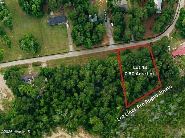 0.5 Acres of Residential Land for Sale in Hampstead, North Carolina