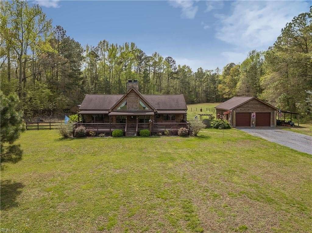9.59 Acres of Land with Home for Sale in Elberon, Virginia