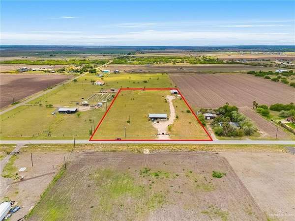 4.48 Acres of Land with Home for Sale in Mercedes, Texas