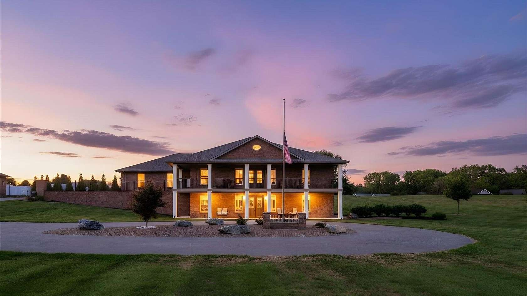 7.87 Acres of Land with Home for Sale in Zanesville, Ohio