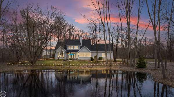 3.22 Acres of Land with Home for Sale in Goodrich, Michigan