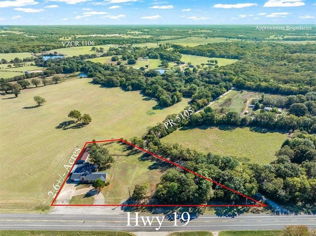 2.69 Acres of Land with Home for Sale in Canton, Texas
