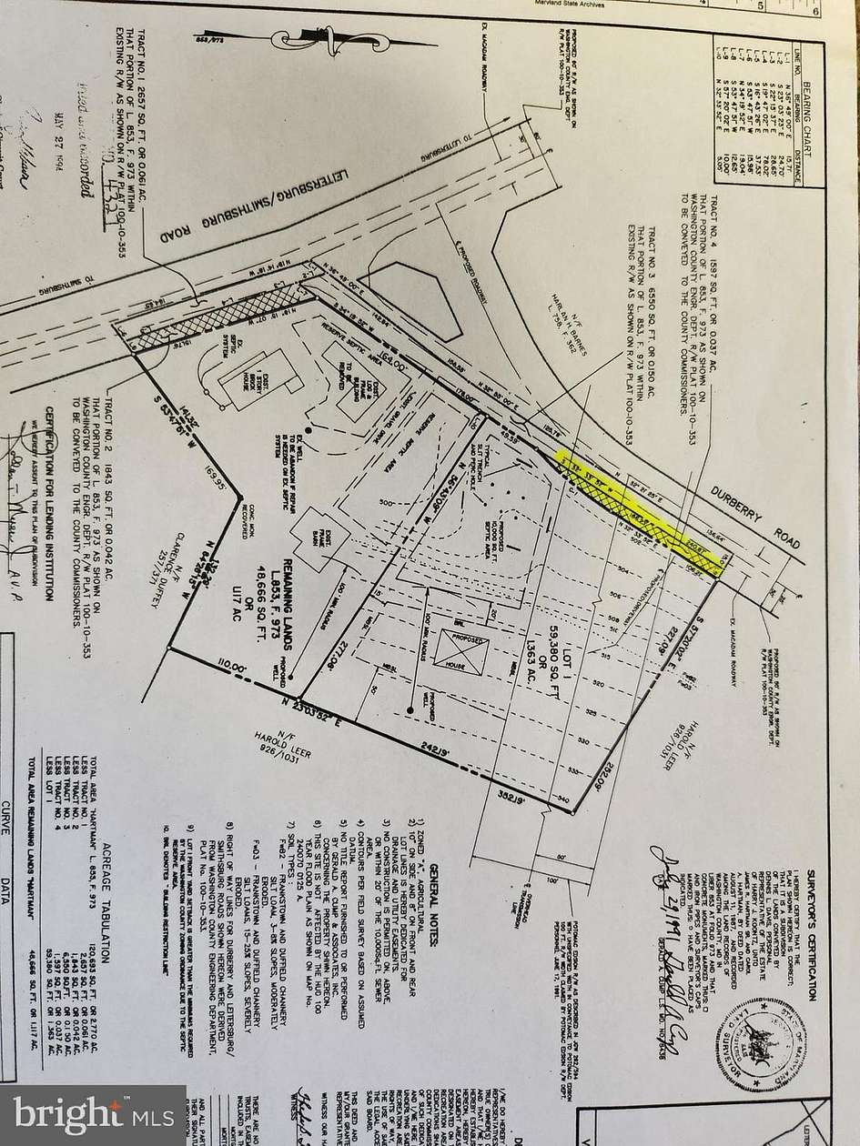 1.36 Acres of Residential Land for Sale in Smithsburg, Maryland