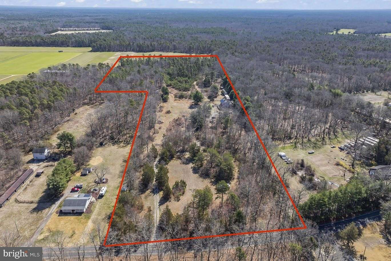 14.8 Acres of Land with Home for Sale in Vineland, New Jersey