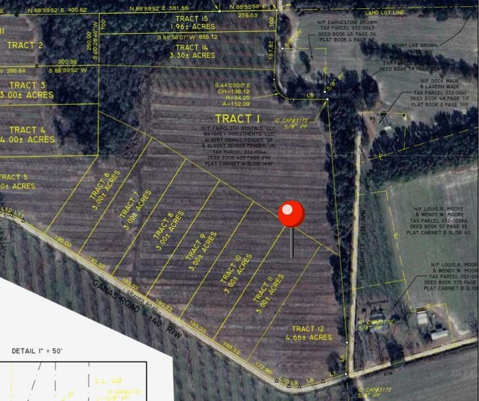 3 Acres of Residential Land for Sale in Naylor, Georgia