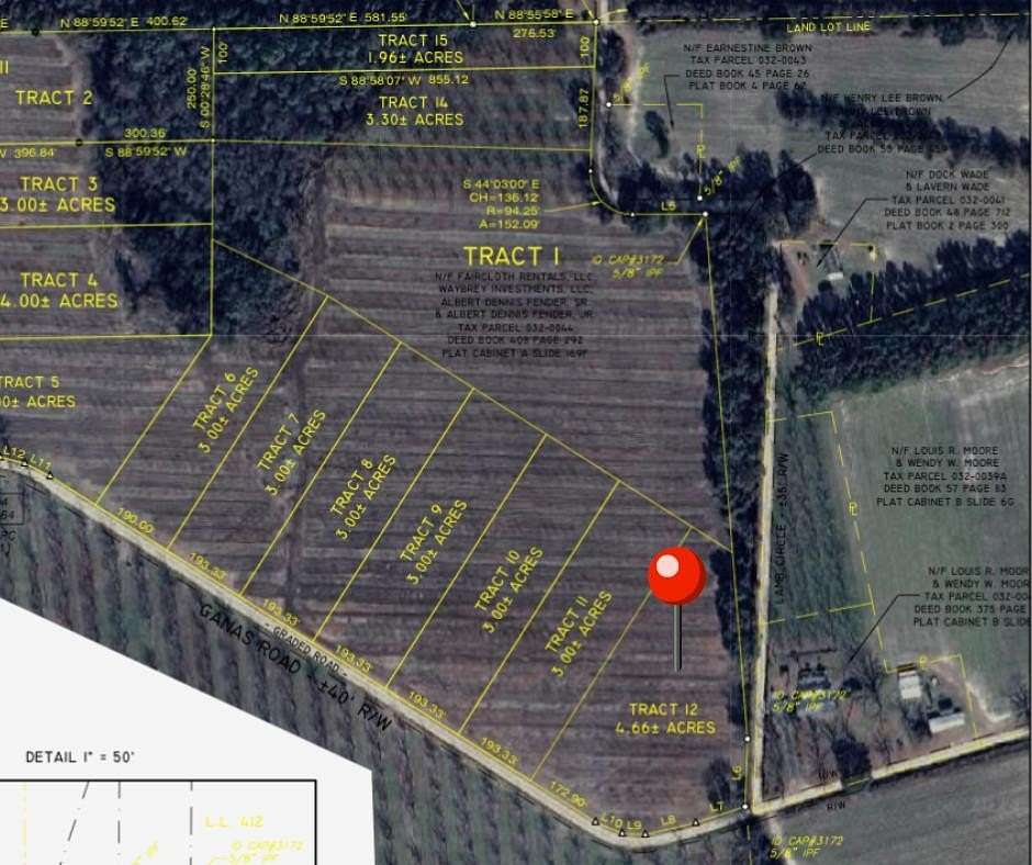 4.66 Acres of Residential Land for Sale in Naylor, Georgia
