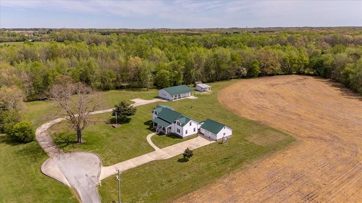 60.7 Acres of Recreational Land with Home for Sale in Leoma, Tennessee