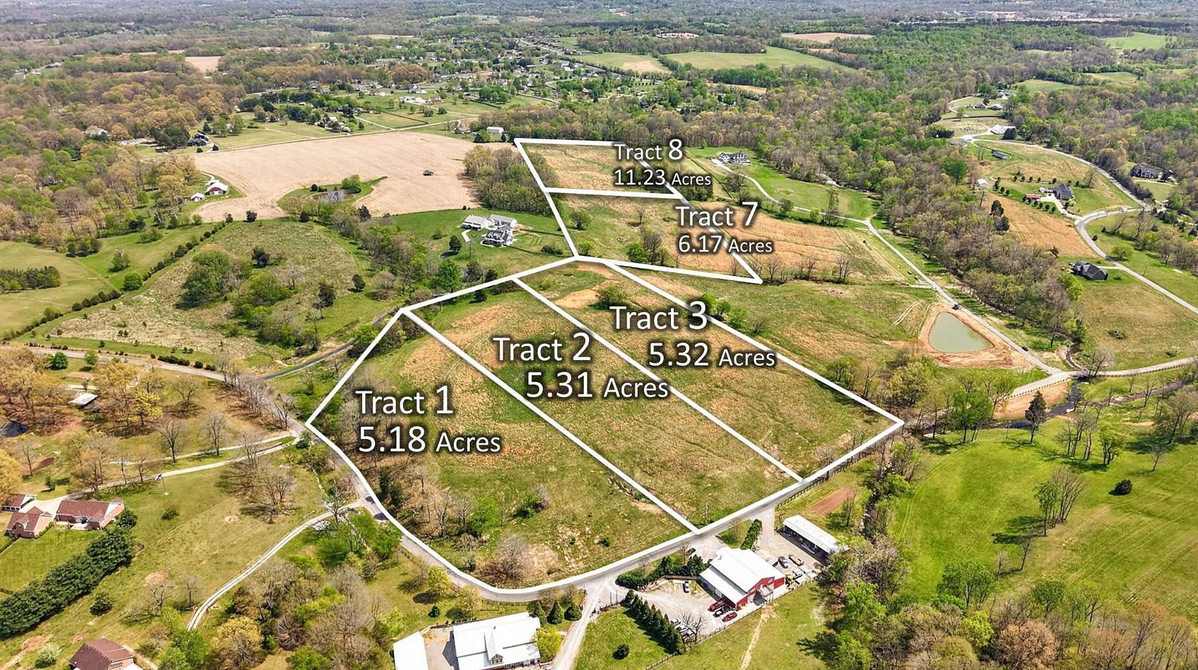 33 Acres of Land for Auction in White House, Tennessee