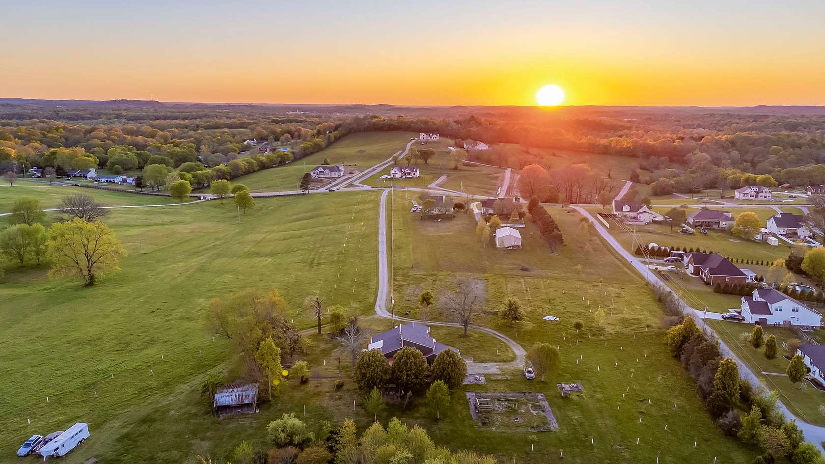 22.7 Acres of Recreational Land with Home for Sale in Columbia, Tennessee